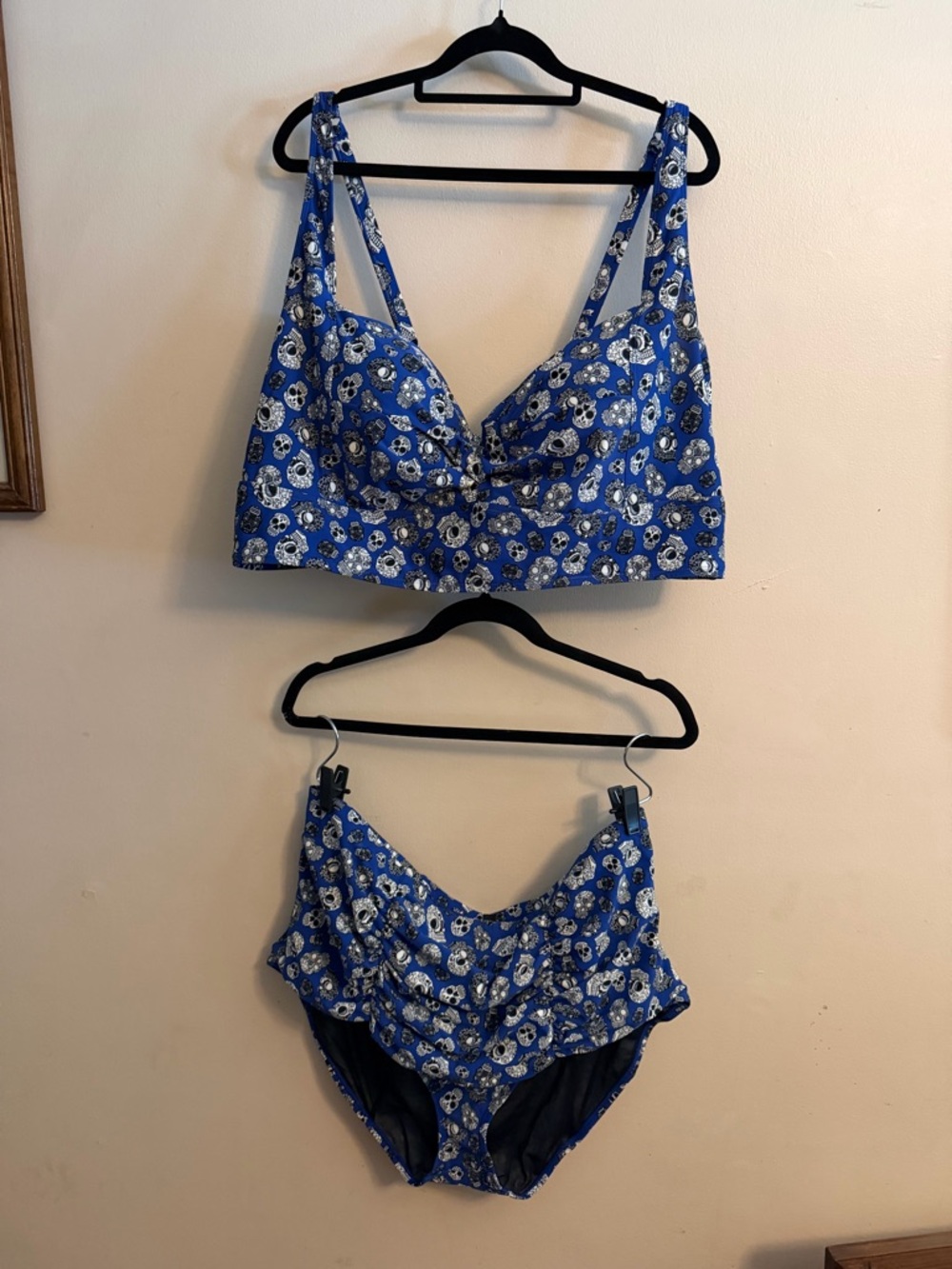 torrid Blue Floral High-Waist Underwire Bikini Set